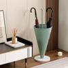 Umbrella Racks Modern Creative Umbrella Stand,Umbrella Storage Bucket with Stable Marble Base,for Home Entrance Business Office,26x85x30cm (Color : Green) view 3