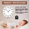 Binary Time Wall Clock Funny Modern Wood Clock 10 Silent Non-Ticking Quartz Battery Operated Clock Art for Vintage Farmhouse Living Room Bedroom Office Kitchen Birthday Wedding Gift view 2
