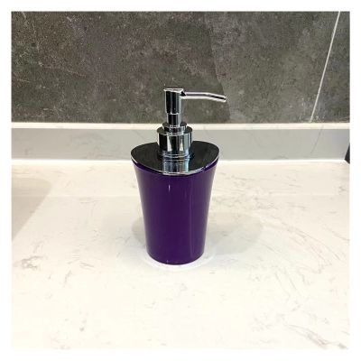 XIANGGUI 1983 Soap Dispensers 300ml Plastic Bathroom Soap Dispenser Pump Bottle Household Press Bottle Lotion Bottles, for Home Kitchen Bathroom Hotel Bottles (Color : Purple)