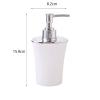 XIANGGUI 1983 Soap Dispensers 300ml Plastic Bathroom Soap Dispenser Pump Bottle Household Press Bottle Lotion Bottles, for Home Kitchen Bathroom Hotel Bottles (Color : Purple) view 2