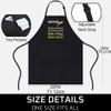 FunnyLazy Never Underestimate An Old Man That Plays Disc Golf T-Shirt Birthday Black Apron Kitchen Aprons - 1Size fits all for Men Women view 4