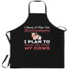 Retirement Plan Golf Funny Golf Player T-Shirt Workwear Kitchen Apron Black Aprons - 1Size fits all Men Women view 1