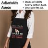 Retirement Plan Golf Funny Golf Player T-Shirt Workwear Kitchen Apron Black Aprons - 1Size fits all Men Women view 3