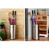 Umbrella Racks Stainless Steel Umbrella Stand,Round Umbrella Bucket,Entryway Umbrella Storage Rack,Used for Home/Business Office Public Places,21x21x50cm view 2