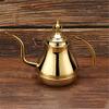 1.2L/1.8L Household Stainless Steel Oil Can Olive Sauce Dispenser Tea Coffee Pot Teapot Kettle Leakproof Container With Filter (gold 1.2L latin) view 1