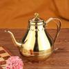 1.2L/1.8L Household Stainless Steel Oil Can Olive Sauce Dispenser Tea Coffee Pot Teapot Kettle Leakproof Container With Filter (gold 1.2L latin) view 3