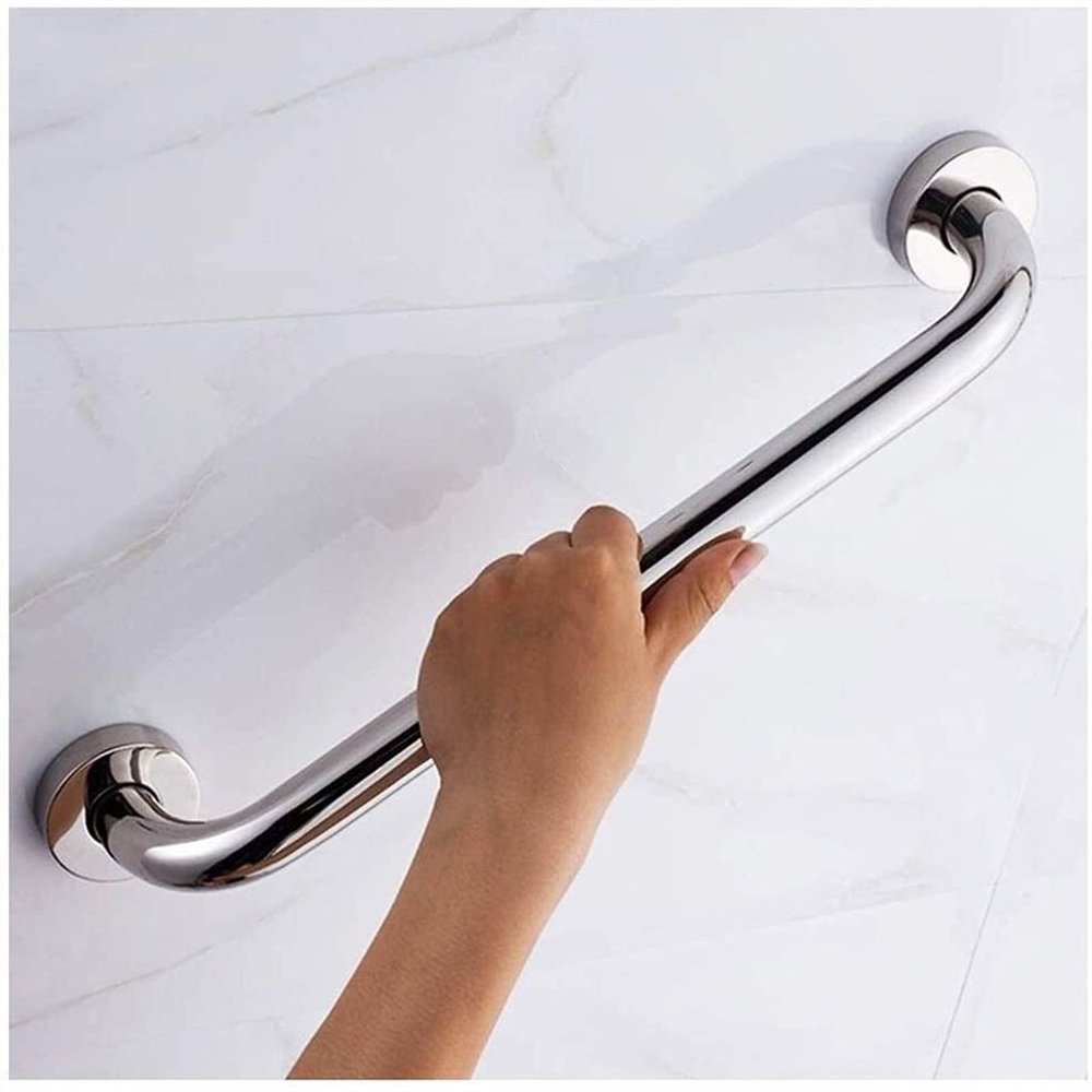 LUOFDCLDDD Safety Grab Bar,Bathroom Armrest Stainless Steel Safety Handrail, Wall-Mounted Polishing Non-Slip Support Rails, Bath Towel Rack, Elderly/Disabled Handrails/43Cm