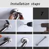 LUOFDCLDDD Safety Grab Bar,Bathroom Armrest Stainless Steel Safety Handrail, Wall-Mounted Polishing Non-Slip Support Rails, Bath Towel Rack, Elderly/Disabled Handrails/43Cm view 3