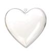 30pcs 7/8/9/10cm Transparent Hanging Ball New for Xmas Tree Bauble Clear Plastic Home Party Christmas Decorations Gift Craft (10cm Heart Shaped) view 1