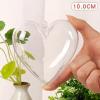 30pcs 7/8/9/10cm Transparent Hanging Ball New for Xmas Tree Bauble Clear Plastic Home Party Christmas Decorations Gift Craft (10cm Heart Shaped) view 2