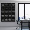 20x Entrepreneur Definitions Wall Art Office Decor Canvas Print, Inspirational Modern Art Noun Verb Definitions Motivational Wall Art Quotes (36" x 24" in) view 4