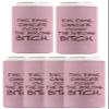 Breast Cancer Gifts For Women This Time Cancer Picked The Wrong B-tch 6-Pack Ultra Slim Can Coolers view 1