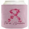 Breast Cancer Gifts For Women Beat Cancer I'm A Survivor 6-Pack Can Drink Sleeves view 4