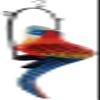 25" Inch Hand Painted Wooden Toucan Bird Hanging Statue RED Blue view 3
