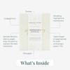 DUNCAN & STONE PAPER CO. Wedding Anniversary Journal - Anniversary Journal for Couple - Wedding Notebook & More - Wedding Memory Book to Capture Moments(Ivory,189 Pages) view 3