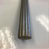 1 3/8 Inch Diameter Drapery Wood Fluted Curtain Rod 8 Ft - Silver Color view 1