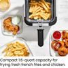 Chefman Fry Guy, The Most Compact & Convenient To Deep Fry Comfort Food, Restaurant-Style Basket With A 1.6-Quart Capacity, Easy-View Window & Adjustable Temp Control, Stainless - 1.5 Liter view 3