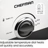 Chefman Fry Guy, The Most Compact & Convenient To Deep Fry Comfort Food, Restaurant-Style Basket With A 1.6-Quart Capacity, Easy-View Window & Adjustable Temp Control, Stainless - 1.5 Liter view 4