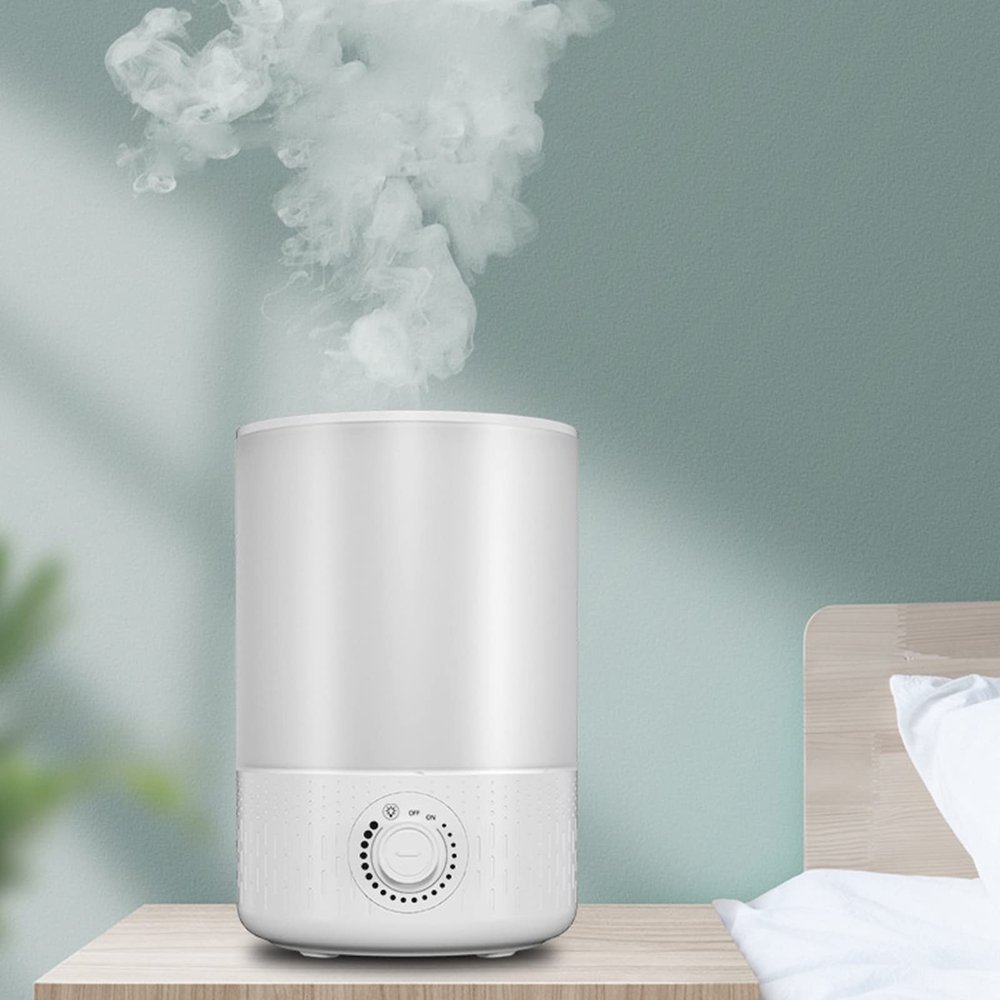 Bedroom humidifier,Household Silent 3L Large-Capacity Bedroom,Pregnant Women and Babies,Purifying air,Heavy Fog,Aromatherapy humidification,Remote Control,LCD Display.