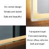 LIGUOYI Bathroom Rounded Corner Rectangle Mirror,Led Lighting Mirror,28"/32"/47" Backlit Makeup Mirror with Touch Dimmer Switch 3000-6000K,Decorative Wall Mounted Mirror,Adjustable Brightness view 3
