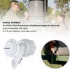 Upgrade Push-Button Cooler Spigot Replacement, Compatible with Igloo 2, 3, 5 and 10 Gallon Beverage Coolers, Durable Water Cooler Spigot for 2-10 Gallon Water Jugs Replacement Part (White-3PC) view 2
