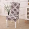 8PCS Dining Chair Covers with Printed Patterns Polyester Stretch Dining Room Chair Slipcovers Removable Available Chair Covers for KitchenBanquetHotel and Party(Deep in Love) view 2