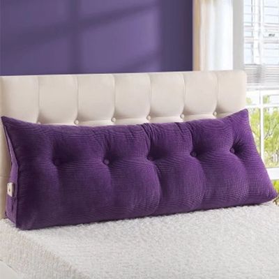 XX&YR Sofa Bed Large Filled Triangular Wedge Cushion Bed Backrest Positioning Support Pillow Reading Pillow Office Lumbar Pad with Removable Cover
