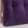 XX&YR Sofa Bed Large Filled Triangular Wedge Cushion Bed Backrest Positioning Support Pillow Reading Pillow Office Lumbar Pad with Removable Cover view 2