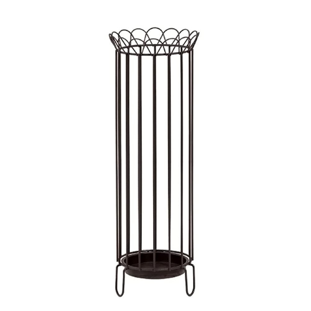 Umbrella Stand Racks Indoor Metal Umbrella Holder,Space-Saving Hallway Entrance Umbrella Barrel,Umbrella Storage Basket with Independent Drip Tray16x47cm
