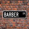 HOUVSSEN Barber Barber Gift Barber Sign Barber Decor Gift for Barber Barbershop Sign Barbershop Decor Street Sign Quality Metal Sign Posters Tin Sign Metal Art Street Sign view 1