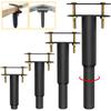 ironwork 4Pcs Metal Adjustable Height Center Support Leg for Bed Frame,Bed and Sofa Furniture Cabinet Foot Legs Feet Support Heavy Duty,Platform Bed Frame Replacement Legs(5.1"-9.6") view 1