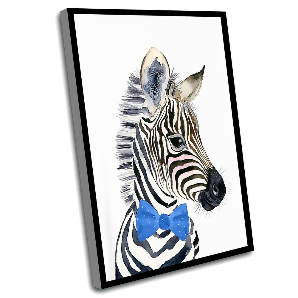 Wall Decor For Kids,Kids Bathroom Wall Decor,Cute Little Bow Tie Zebra,Nursery Prints,Neutral Nursery,Zebra,Nursery Wall Decor,Nursery Print,Neutral Nursery,Babyshower Decor,12x16 Inch Framed Wall Art