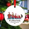 ArogGeld Christmas Ornament Family The Year We Stayed Home Ornament Couple Three Child Dog Christmas Ornament Pet Gifts Custom Christmas Tree Hanging Ornaments Decor Xmas Ornaments view 3