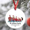 ArogGeld Christmas Ornament Family The Year We Stayed Home Ornament Couple Three Child Dog Christmas Ornament Pet Gifts Custom Christmas Tree Hanging Ornaments Decor Xmas Ornaments view 4