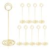 HomWanna Table Number Holders 10Pcs - 8.75 inch Place Card Holder Tall Table Number Stands for Wedding Party Graduation Reception Restaurant Home Centerpiece Decorations Office Memo (Gold) view 1