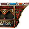 HibArt Moroccan Wooden Floating Shelves - Hand painted Zouak Style Arabic Hanging Wall Shelf (X-Large, Black) view 3