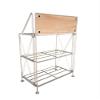 Avite Advona ZK-603-NA Folding Rack, L, Natural, W 10.2 x D 5.9 x H 16.1 inches (26 x 15 x 41 cm) view 3