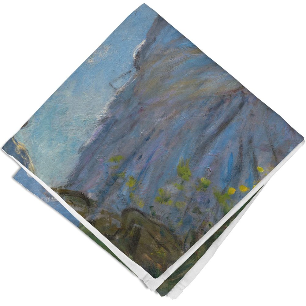 YouCustomizeIt Promenade Woman by Claude Monet Cloth Cocktail Napkin - Single