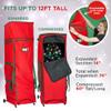 HOLDN STORAGE Rolling Christmas Storage Bag - Fits Up to 12 Feet Artificial Trees, Heavy Duty 600D Extra Large Garland and Tree Bag With Wheels view 3