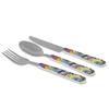 Abstract Eye Painting Cutlery Set view 2