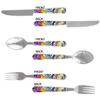 Abstract Eye Painting Cutlery Set view 4