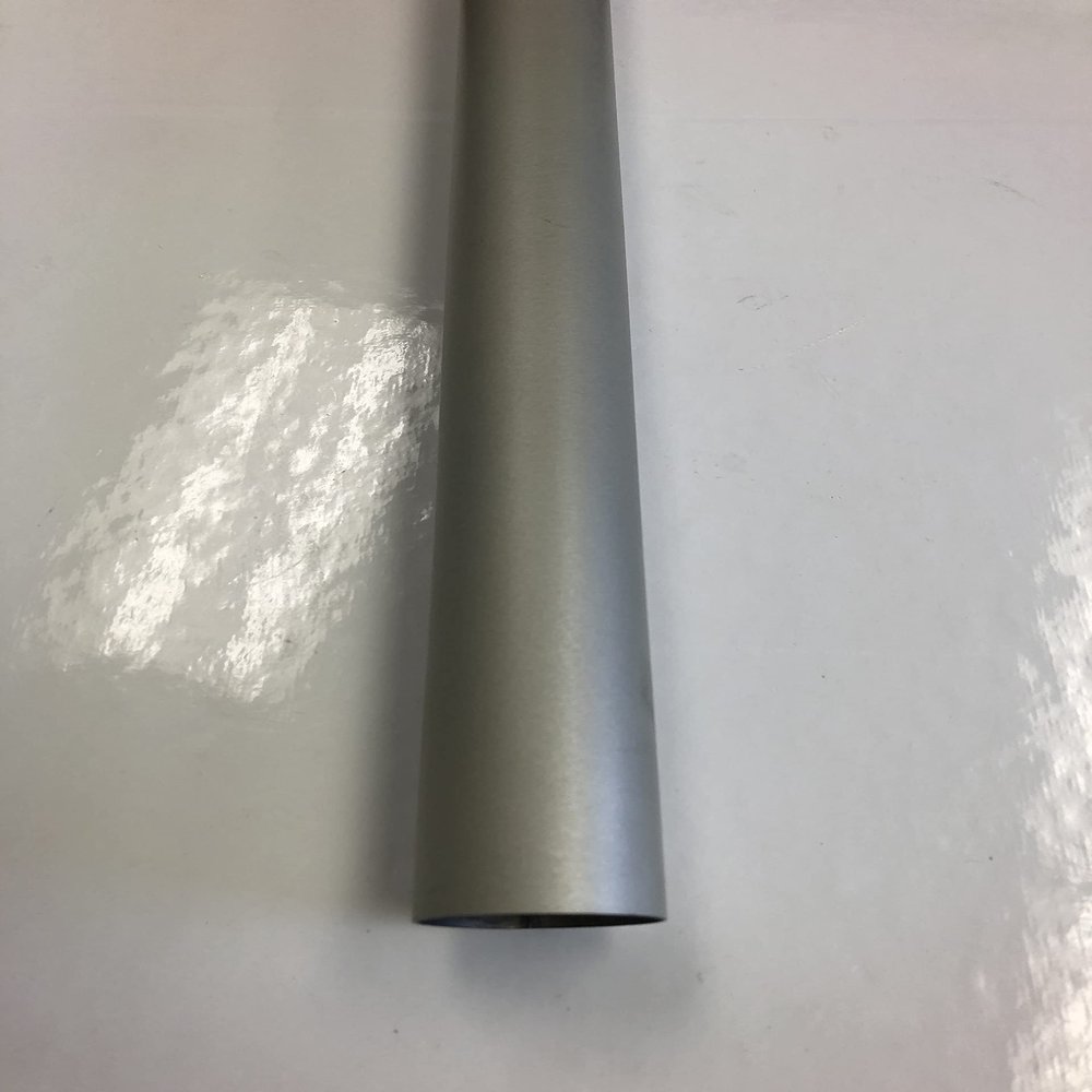 1 3/8 Inch Diameter Drapery Metal Smooth Curtain Rod 6 FT Silver Color