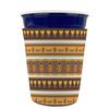 African Masks Party Cup Sleeve - without bottom view 2