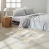 Calvin Klein Enchanting Ivory/Seaglass 3'2" x 5' Area Rug, Modern, Abstract, Easy Cleaning, Non Shedding, Bed Room, Living Room, Dining Room, Kitchen (3' x 5') view 1