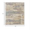 Calvin Klein Enchanting Ivory/Seaglass 3'2" x 5' Area Rug, Modern, Abstract, Easy Cleaning, Non Shedding, Bed Room, Living Room, Dining Room, Kitchen (3' x 5') view 2