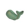 J.D. Yeatts Set of 6 Verdigris Green Cast Iron Whale Drawer Pulls Decorative Bathroom Cabinet Knobs, 1.5 x 2.5 x 1 x h view 2