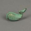 J.D. Yeatts Set of 6 Verdigris Green Cast Iron Whale Drawer Pulls Decorative Bathroom Cabinet Knobs, 1.5 x 2.5 x 1 x h view 3