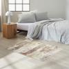 Calvin Klein Enchanting Grey/Rust 3'2" x 5' Area Rug, Modern, Abstract, Easy Cleaning, Non Shedding, Bed Room, Living Room, Dining Room, Kitchen (3' x 5') view 1