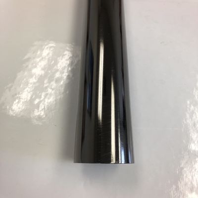 1 3/8 Inch Diameter Drapery Metal Smooth Curtain Rod 6 FT Black Nickel Color