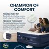 Serta Raised Air Mattress with Never Flat Pump | Size: Queen 18" | Luxury Inflatable Mattress with Built in Air Pump to Ensure a Good Nights Rest | Heavy Duty Blow Up Mattress with Self Inflating Pump view 3